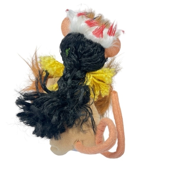 NWOT ANNALEE Native American Indian Boy 7" Mouse With Beaded Necklace 2004 - Picture 6 of 16